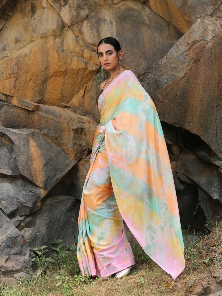 Shibori Tie And Dye Sarees Are The Hottest Trend This Holi Season