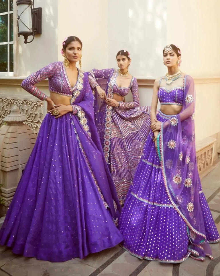 20 Pop Colorful Lehengas That Remind Us Of Holi ShaadiWish