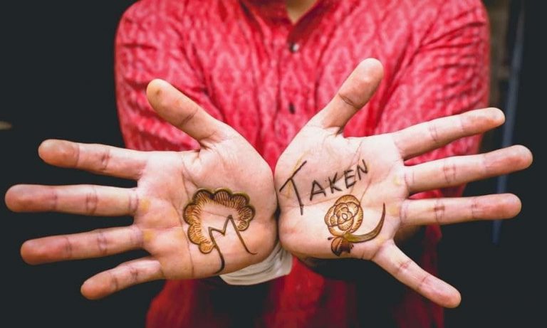 Easy Mehndi For Groom For First Karva Chauth Shaadiwish