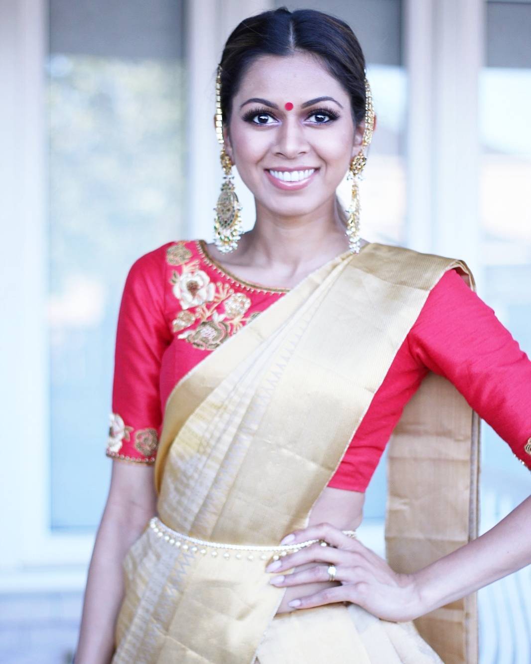 Tia Bhuva's Can Can Saree & Vibrant Personality Is Giving Us #SareeStyle  Inspiration! - ShaadiWish