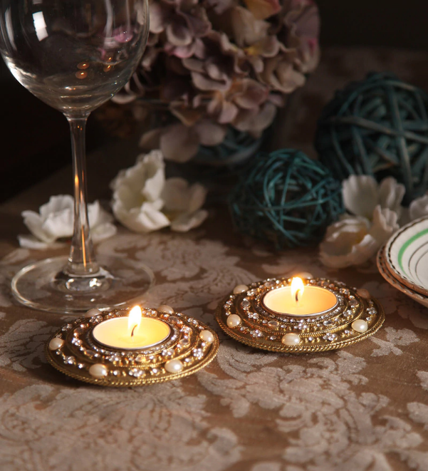 Diwali Décor, Table Layout, Centrepiece