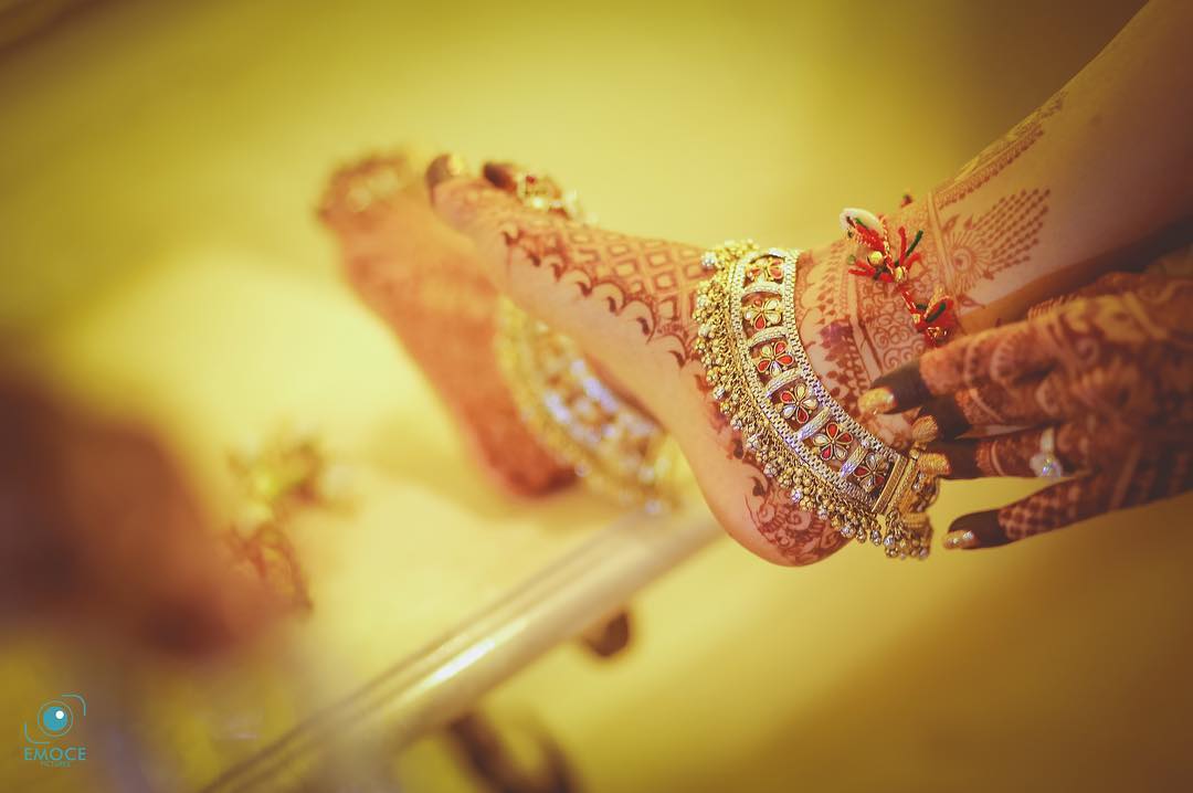Bridal Jewellery, Anklet Designs, Anklet, Indian Bride