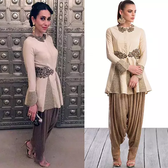 Diwali outfit, Fusion Outfit, Karisma Kapoor, Stage3