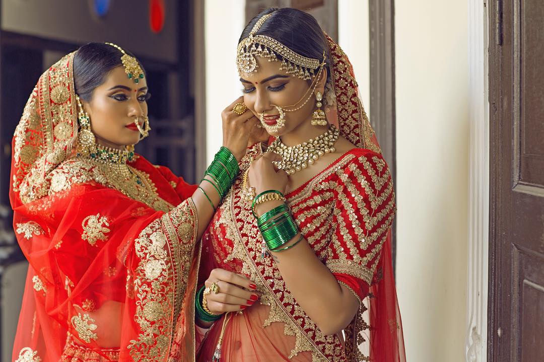 Royal Bride, Indian Bride, Red Lehenga, Royal Jewellery, Bridal Jewellery, Bridal Lehenga
