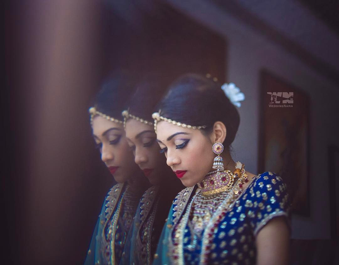 Bridal Lehenga, Indian Brides, Blue Lehenga, Blue Bridal Lehenga