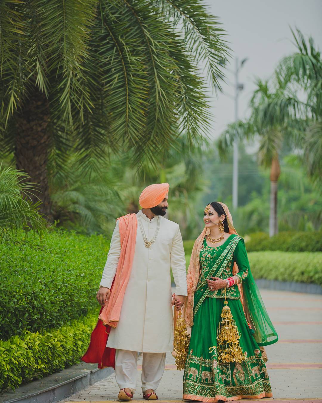 Bridal Lehenga, Indian Brides, Green Lehenga, Green Bridal Lehenga