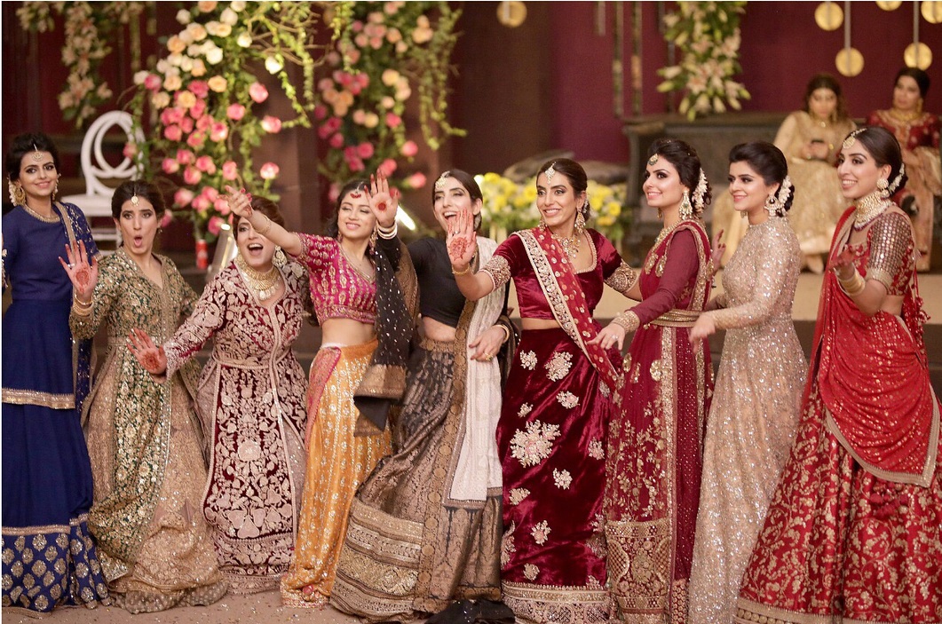 Sabyasachi Collection at this Pakistani wedding is 
