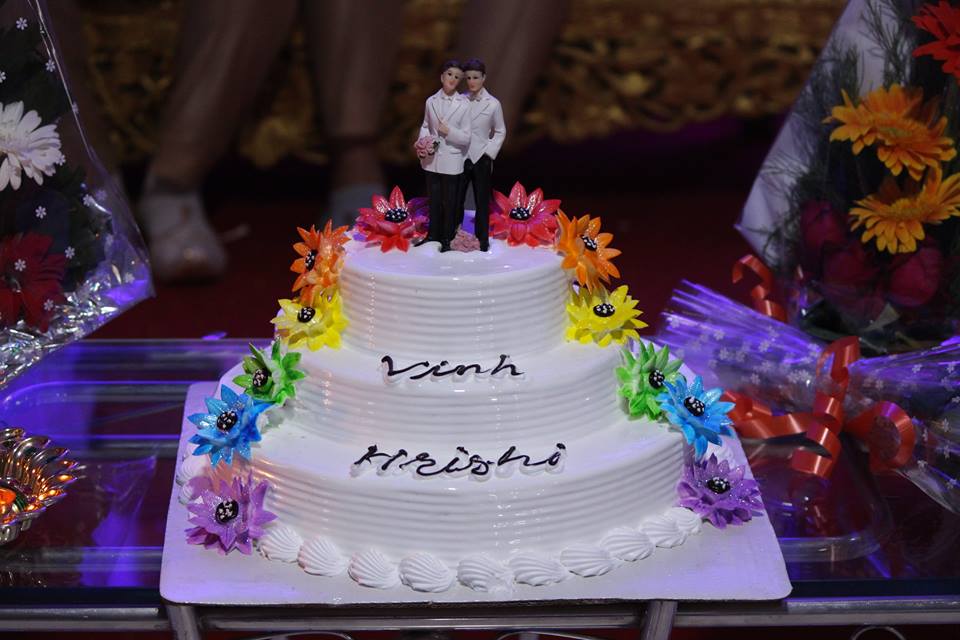 same-sex wedding, pride month, hrishi and vinh