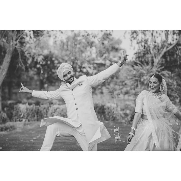 black and white photos, black and white photography, wedding photography, neha dhupia, angad bedi  