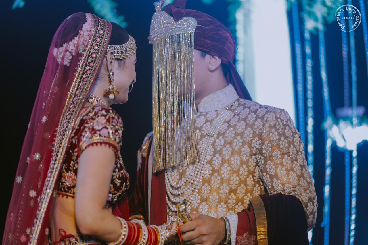 Prince Narula Yuvika Chaudhry Wedding Bridal Lehenga