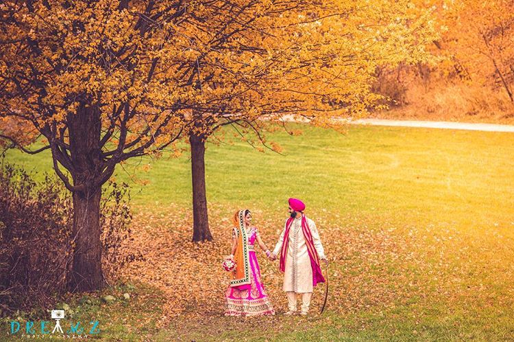 Indian wedding photographers in Canada, indian weddings, wedding photography, Canada, indian weddings in Canada, couple portrait, groom outfit, bridal outfit, indian bride, indian groom, bridal lehenga, Dreamz Photography
