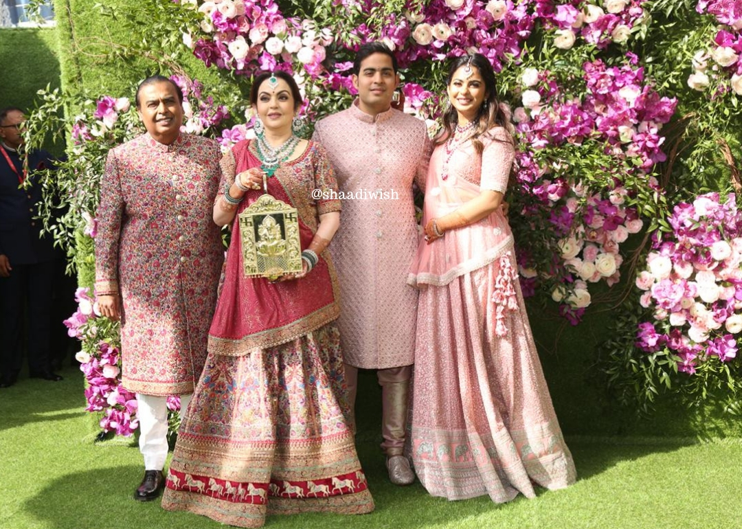 Akash Ambani Shloka Mehta Wedding