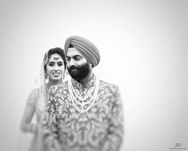 sikh weddings,Heavy embroidered outfits