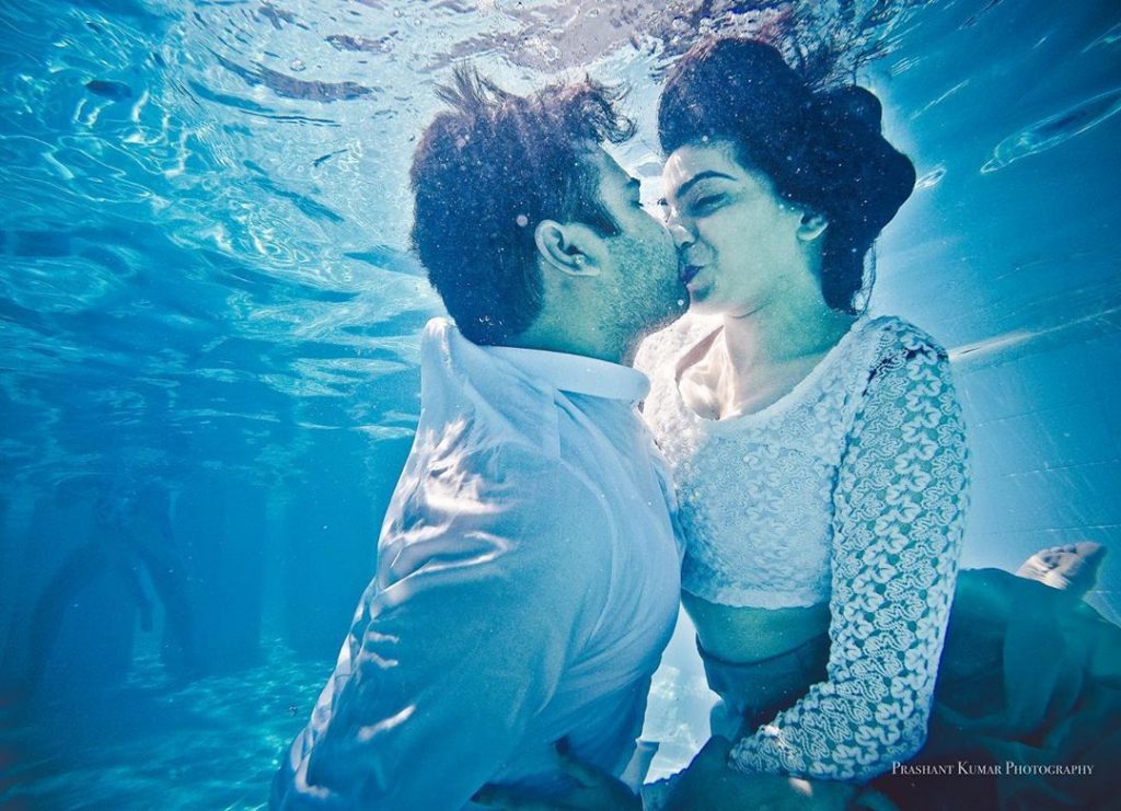 Underwater Pre wedding shoot