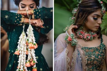 floral jewellery for brides
