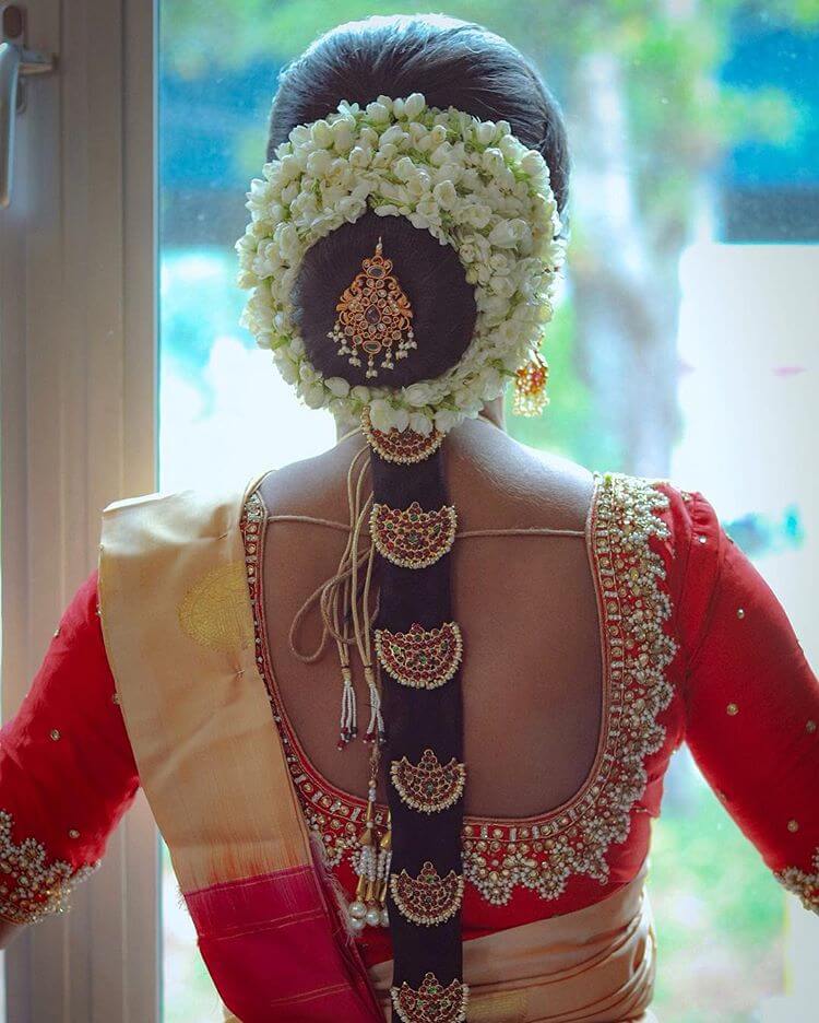 Mangalore Bridal Hair Jewelry / Mangalore Mallige Jade