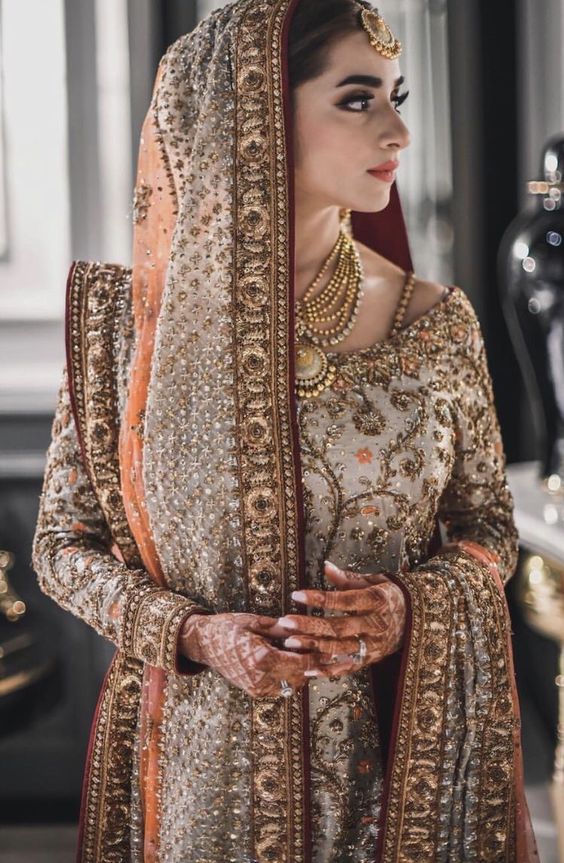 Muslim bridal outfit