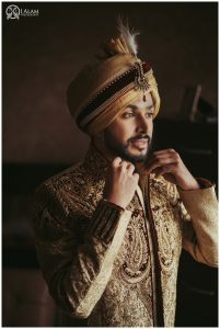 groom getting ready