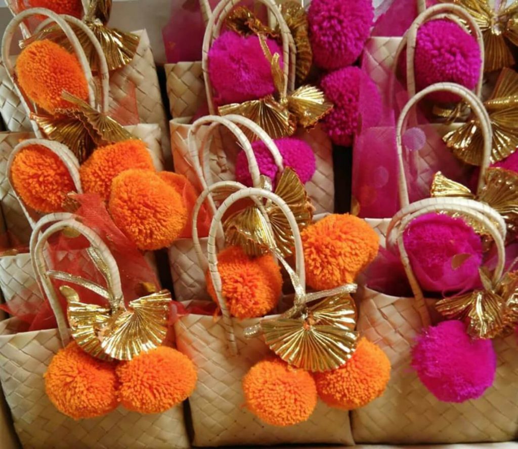 Colourful Pouches,wedding favors