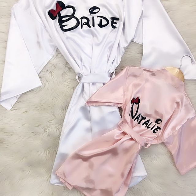 customized bridal robes