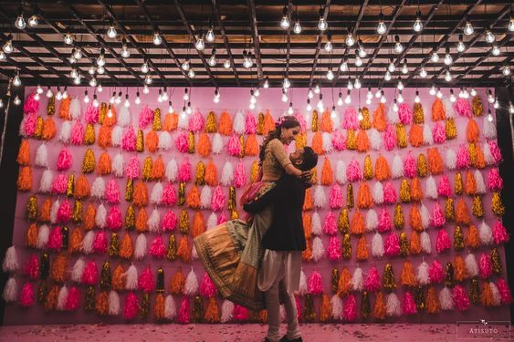 colourful tassels,wedding decor