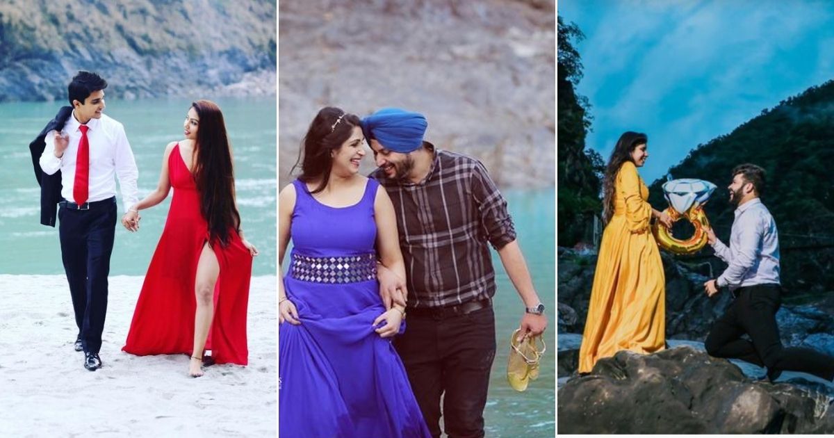 A Romantic Pre Wedding Shoot In Rishikesh On Budget