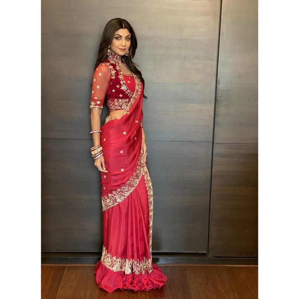 These Bollywood Celebs In Red Saree Aced Their Karwa Chauth Look