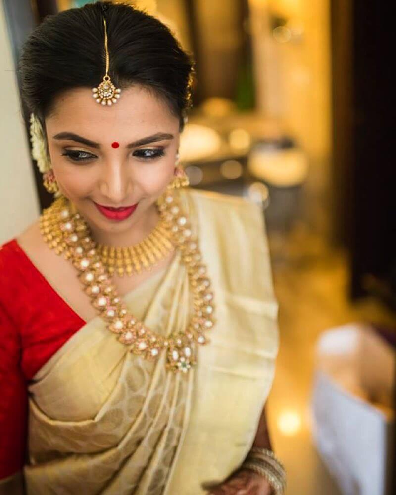 south Indian bridal look