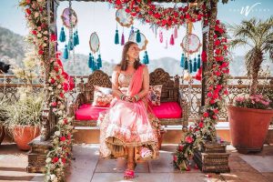 mehendi decor ideas, bohemian themed wedding