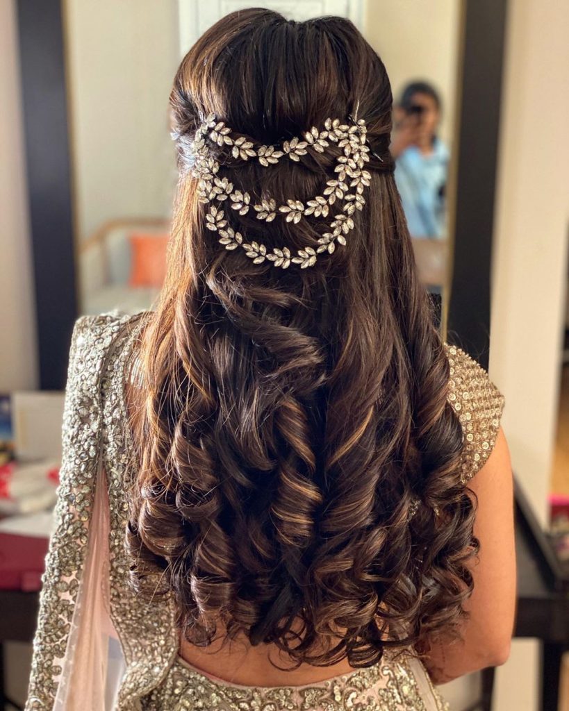50+ Modern Reception Hairstyles For Saree 2023