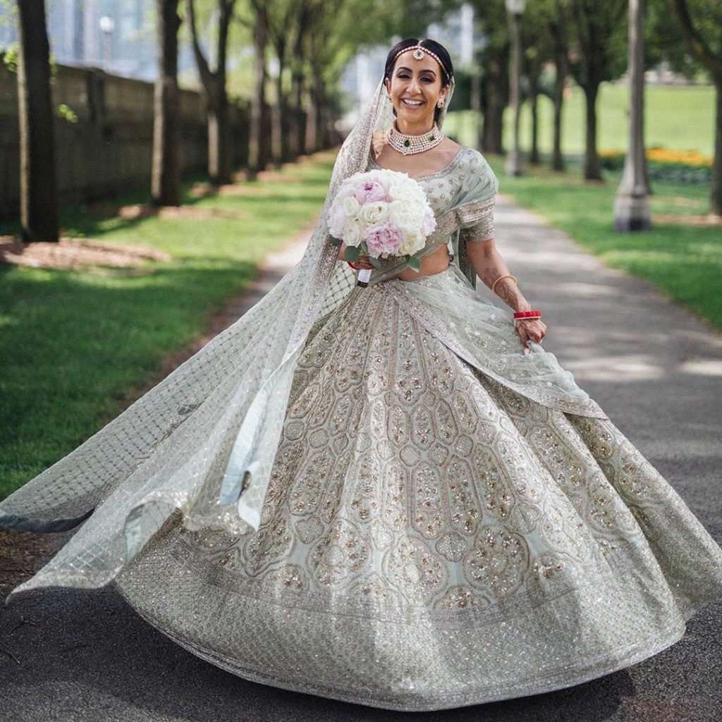 This Indian doctor wore a white Sabyasachi lehenga for her UK wedding  The  Times of India