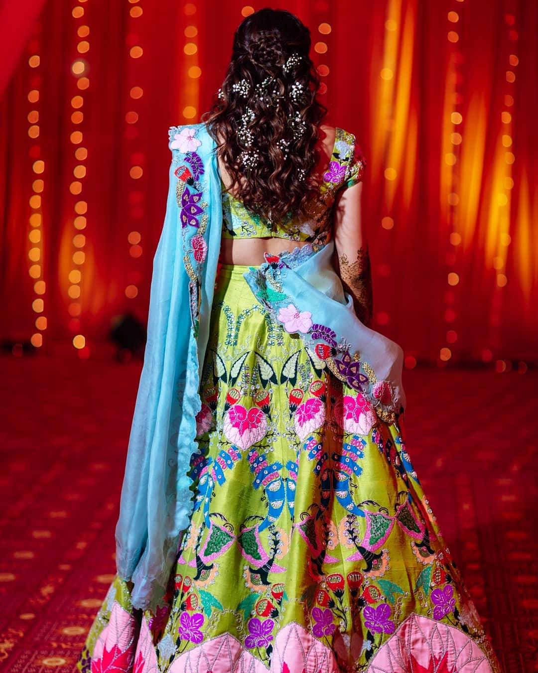 Sania Mirza's sister wedding, mehendi outfit ideas