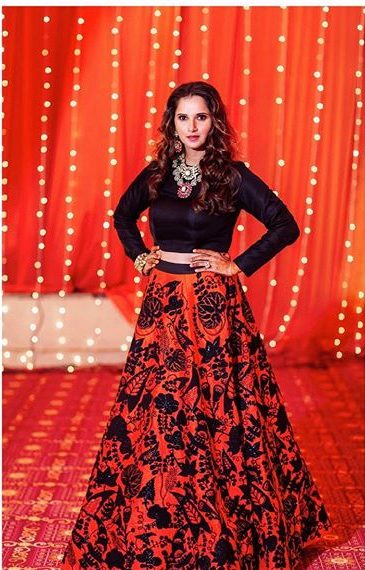 Sania Mirza's sister wedding, bridal outfit ideas