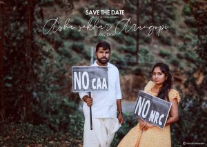 kerala couple save the date