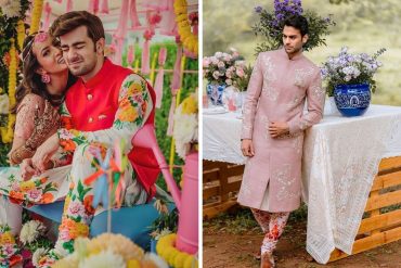 groom floral outfits