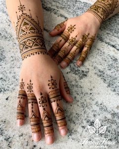 geometric mehendi design