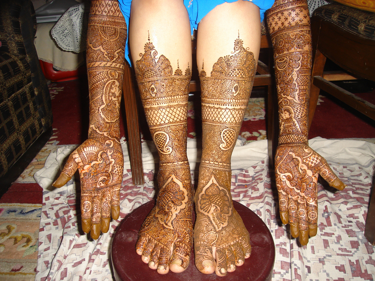 Indian mehendi artists, bridal mehendi