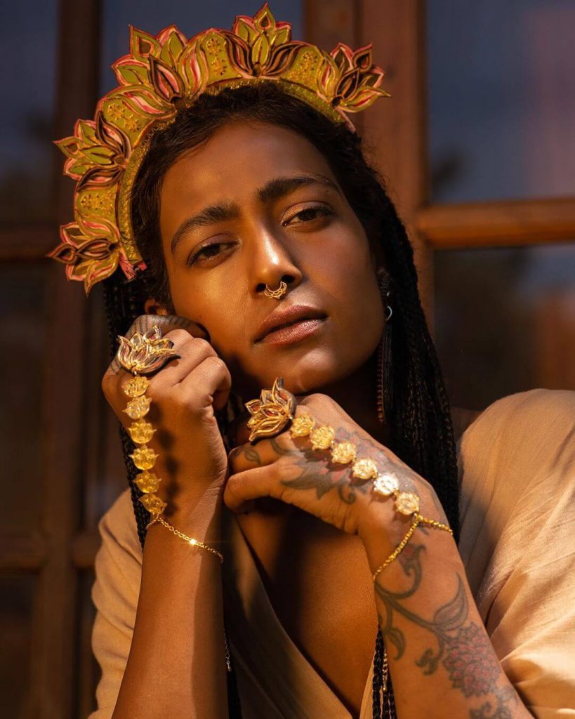 Indian hair jewellery