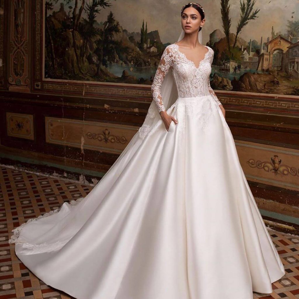 Best Christian Bridal Gowns Spotted On Real Brides For White Weddings!