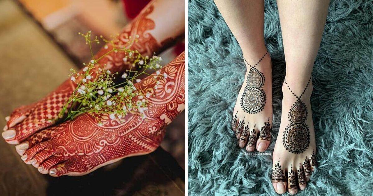 Bridal Feet Mehendi Designs That You Must Bookmark Right Away!