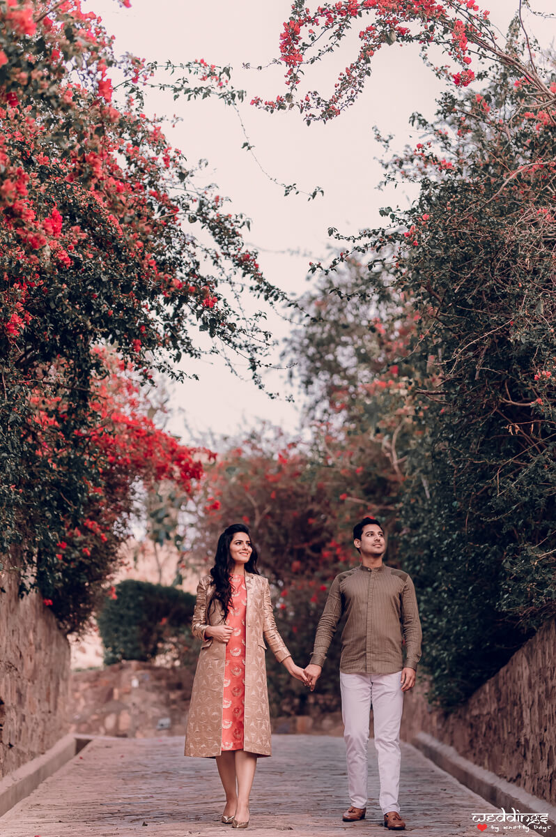 pre-wedding shoot in Rajasthan fort