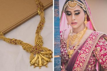 bridal gold necklace designs