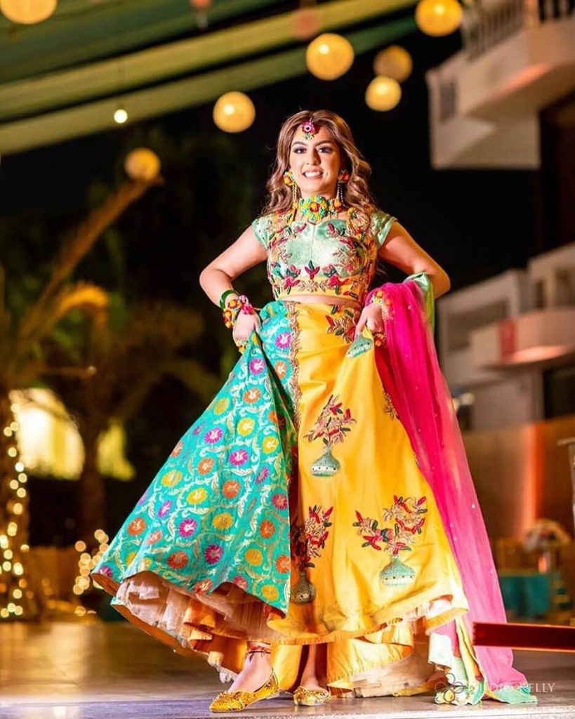 colored bridal outfits