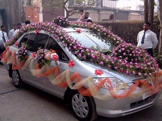 Car Decoration Ideas For Wedding