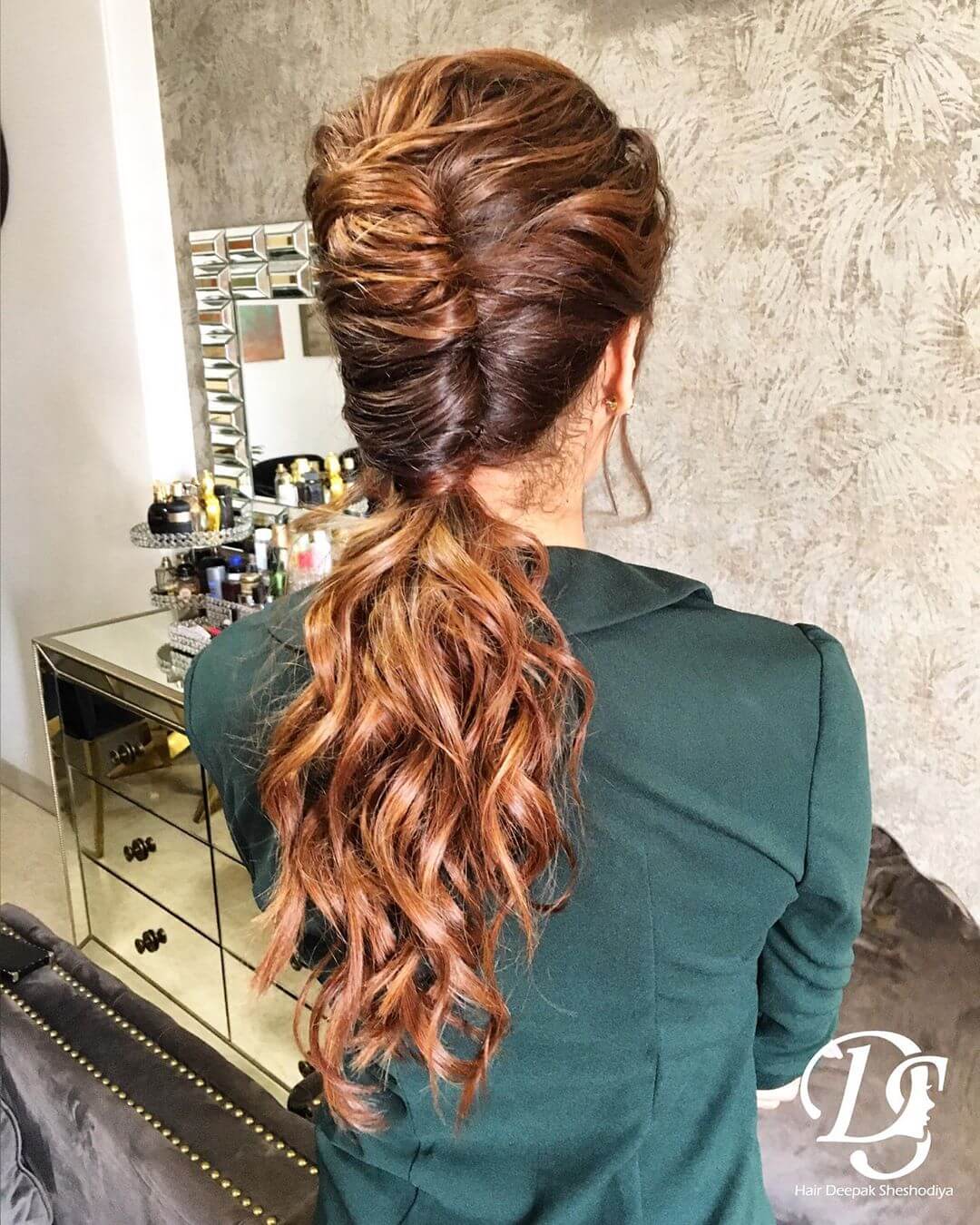 non floral hairstyle