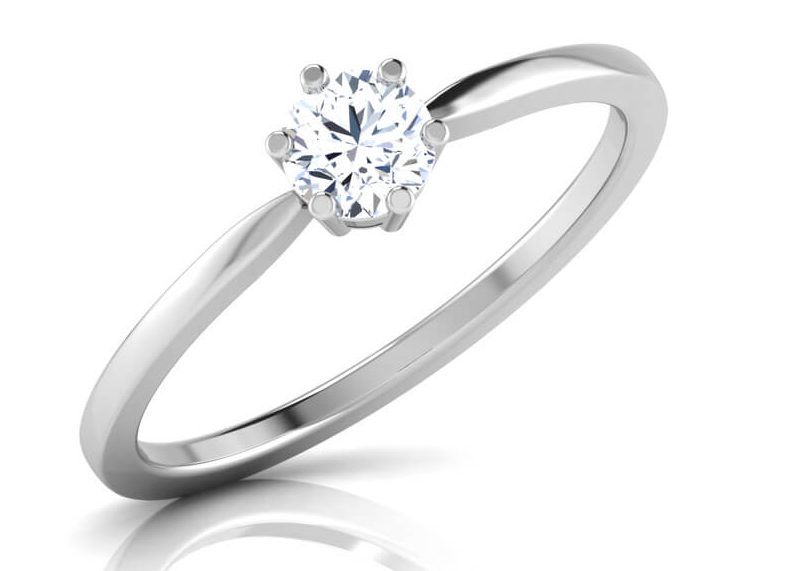 simple engagement ring