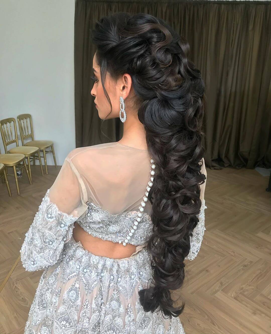 Non Floral Hairstyle Ideas For Wedding Reception