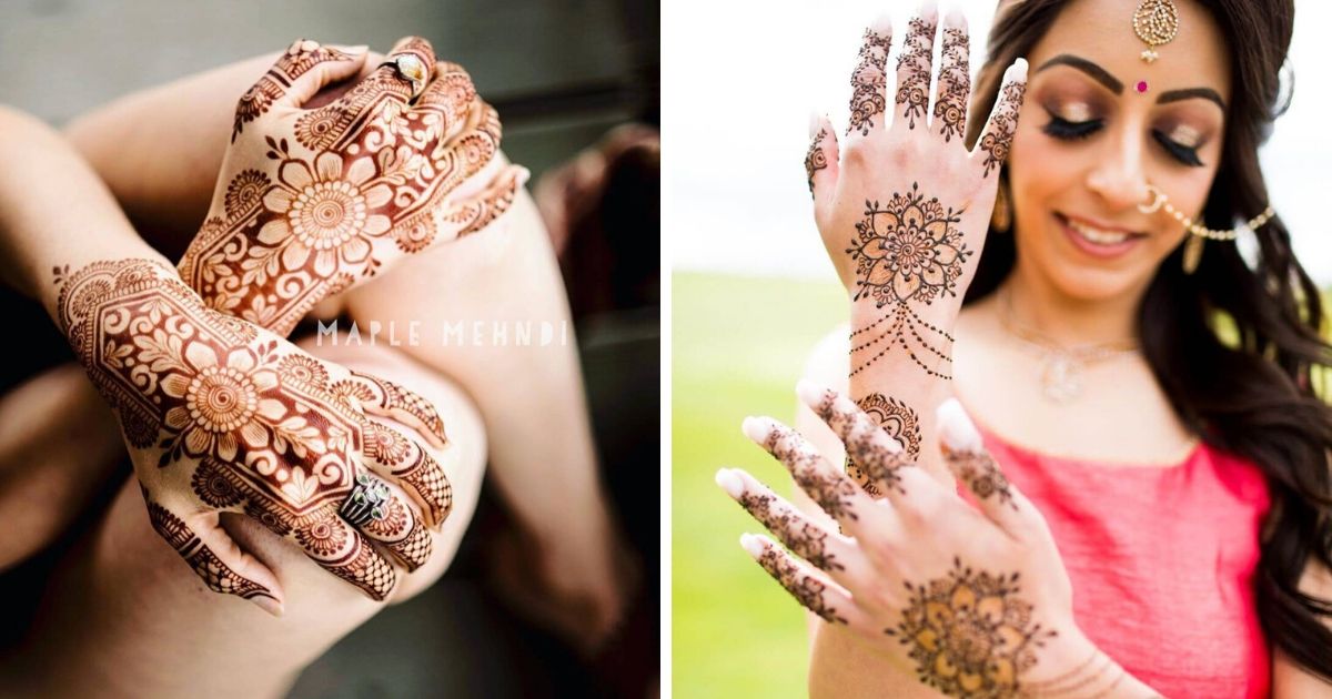 Stunning Trending Back Hand Mehendi Designs For Brides