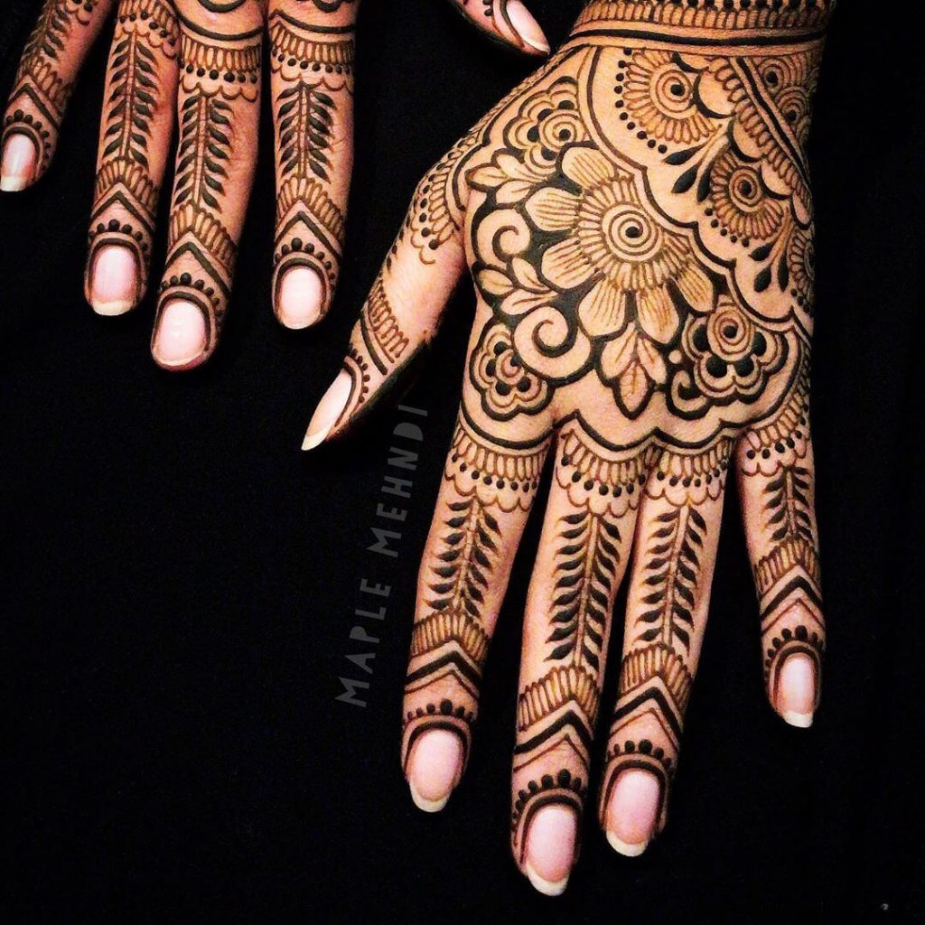 Stunning & Trending Back Hand Mehendi Designs For Brides!