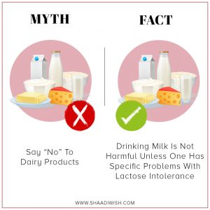 dairy products, diet myths and facts